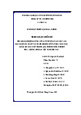 Mối quan hệ biện chứng giữa lực lượng sản xuất với quan hệ sản xuất và vấn đề đổi mới lực lượng sản xuất, quan hệ sản xuất trong quá trình công nghiệp hóa - hi ện đại hóa ở Việt Nam hiện nay | Tiểu luận môn Triết học Mác – Lênin