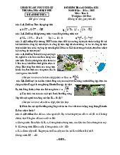 Đề cuối học kì 1 Toán 9 năm 2024 – 2025 trường THCS Hiệp Phú – TP HCM