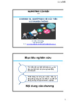 Quyết định về Xúc tiến & Truyền thông môn Marketing căn bản | Trường đại học Mở Hà Nội