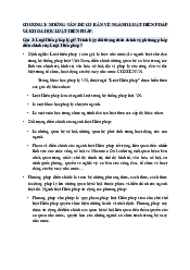 Câu hỏi trọng tâm Luật Hiến Pháp | Trường Đại học Luật,  Đại học Quốc gia Hà Nội