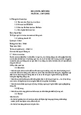 Đề cương Môn Ngữ âm - Âm vị học | Đại học Sư phạm Hà Nội 2