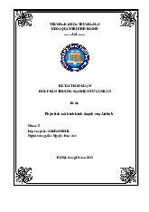 Phân Tích Mô Hình Kinh Doanh Airbnb | Bài thảo luận Thương Mại Điện Tử Căn Bản