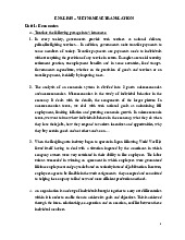 English Vietnamese Translation Unit 1: Economics - Comprehensive Guide | Trường Đại học Ngoại ngữ, Đại học Đà Nẵng