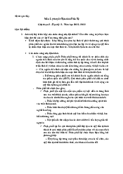 Đáp án Lý thuyết Tài chính tiền tệ | Học viện Chính sách và Phát triển
