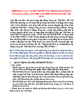 Trình bày các vấn đề nguyên tắc trong hoạt động của đảng cộng sản Việt Nam theo tư tưởng Hồ Chí Minh môn Kinh tế chính trị | Trường đại học Mở Hà Nội