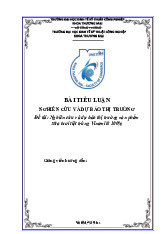 Nghiên Cứu Thị Trường Sữa Tươi Tiệt Trùng Vinamilk 100% | Tiểu luận Nghiên cứu và dự báo thị trường