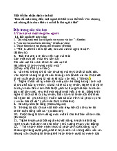 Một số câu nhận định văn học - Biên tập sách văn học | Học viện Báo chí và Tuyên truyền