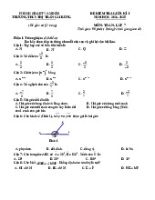 Đề GK1 Toán 7 năm 2024 – 2025 trường THCS thị trấn Cái Rồng – Quảng Ninh