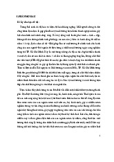 Tiểu luận GIẢI PHÁP BẢO VỆ MÔI TRƯỜNG TẠI TP.HỒ CHÍ MINH môn Phương pháp học - Trường Đại học Văn Hiến.