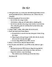 Ôn Tập Cuối Kỳ: Đệ Quy, Cây, Danh Sách và Giải Thuật | Môn Cấu trúc dữ liệu và thuật toán - Trường Đại học Khoa học, Đại học Huế
