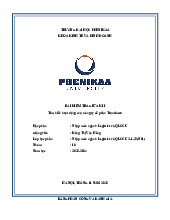 Tìm hiểu hoạt động của Công ty cổ phần Transimex | Bài kiểm tra giữa kỳ I học phần Nhập môn ngành Logistics và QLCCU | Trường Đại học Phenikaa