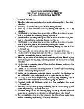 Đề cương môn Thương mại điện tử - Trường Đại học lao động -  xã hội.