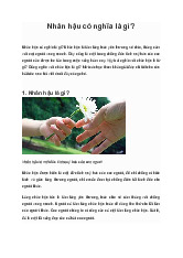 Nhân hậu có nghĩa là gì? | Tiếng Việt 5