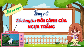 Giáo án điện tử  Tiếng Việt 4 -  Kết Nối Tri Thức:  Bài 30. T3. Kể chuyện ĐÔI CÁNH CỦA NGỰA TRẮNG.