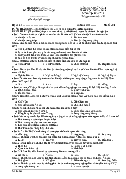 Giải đề thi giữa học kì 1 lớp 10 năm 2023 - 2024 sách Kết nối tri thức với cuộc sống | Lịch sử lớp 10 đề 3