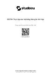 Thực tập hệ thống thông tin tích hợp | Đại học Điện lực