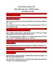 Ngân hàng câu hỏi vấn đáp - Triết học Mác Lênin | Trường Đại học Văn hóa Hà Nội