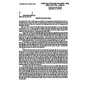 K10. Kiểm Tra Giữa Học Kỳ II: Thương Quá Rau Răm và Tình Yêu Thương