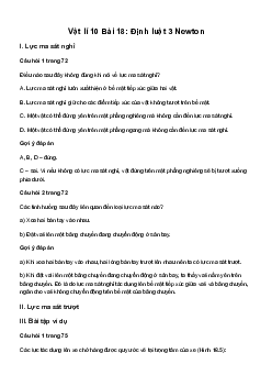 Giải Vật lí 10 Bài 18: Lực ma sát | Kết Nối Tri Thức