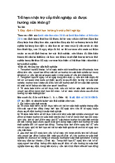 Trễ hẹn nhận trợ cấp thất nghiệp có được hưởng nữa không?