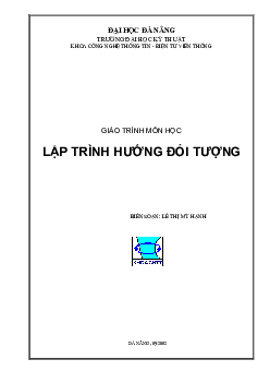 Giáo trình môn Lập trình hướng đối tượng | Đại học Đà Nẵng