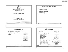 Tài liệu sưu tầm. Chương 3 - Cấu trúc điều khiển