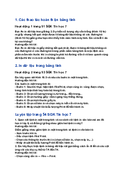 Giải SGK Tin học 7 Bài 11 Tạo bài trình chiếu| Kết nối tri thức