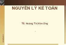 Chương 1: Tổng quan về kế toán môn Nguyên lý kế toán | Trường Đại học Bách Khoa Hà Nội
