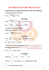 Đề cương môn giải tích 2- Trường Đại học bách khoa - Đại học đà nẵng.