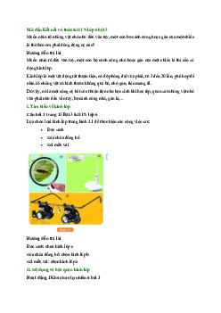 Khoa học tự nhiên lớp 6 bài 3 Sử dụng kính lúp | Kết nối tri thức