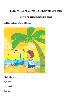 Unit 3 At the seaside Lesson 2 trang 15 Tiếng Anh 2 Global Success