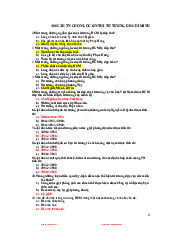 Bộ 100 câu hỏi trắc nghiệm Tư tưởng Hồ Chí Minh | Đại học Bách Khoa Hà Nội