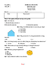 Bộ Đề Ôn Tập Giữa Học Kỳ 1 Toán 3 Kết Nối Tri Thức Có Đáp Án