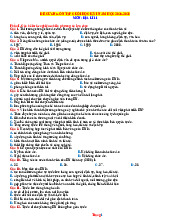 Đề Cương Ôn Tập Học Kỳ 1 Địa 11 Kết Nối Tri Thức 2025-2026 Có Đáp Án