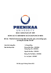 Thiết kế test-case trong kiểm thử phần mềm với hệ thống quảnlý thông tin cột điện cao thế | Báo cáo bài tập lớn học phần Đánh giá và kiểm định chất lượng phần mềm