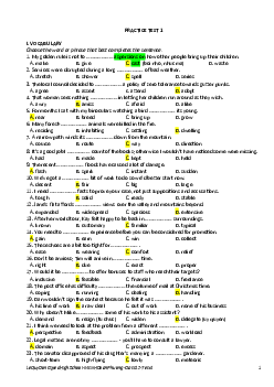 Đề luyện thi học sinh giỏi lớp 12 THPT môn Tiếng Anh (có đáp án)