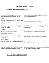 Đề cương môn Hóa đại cương- Trường Đại học bách khoa - Đại học đà nẵng.