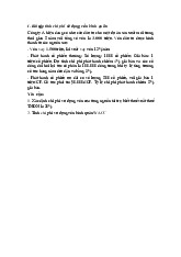 Bài tập wacc và thẩm định dự án đầu tư doanh nghiệp A Môn Kinh tế môi trường | Trường Học Viện nông nghiệp Việt Nam