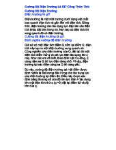 Cường Độ Điện Trường: Định Nghĩa và Công Thức Tính Toán