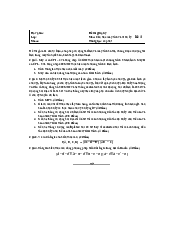 Đề thi giữa kỳ - Cấu trúc máy tính và vi xử lí (Đề 1) | Đại học Bách Khoa, Đại học Đà Nẵng