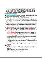 Nghiên cứu thống kê các mức độ của hiện tượng kinh tế xã hội | Thống kê trong kinh tế và kinh doanh | Trường Đại học Kinh tế Quốc dân