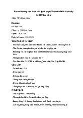 Bản mô tả công việc Nhân viên giao hàng và Nhân viên kiểm tra hóa lý tại TH True Milk  môn Quản trị nhân lực  | Học viện Nông nghiệp Việt Nam