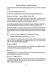 Bài tập chương 1 môn hóa đại cương–Trường Đại học bách khoa -đại học Đà Nẵng  