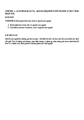 TIỂU LUẬN MÔN LÝ LUẬN PHÁP LUẬT VỀ QUYỀN CON NGƯỜI: GIẢI PHÁP BẢO VỆ QUYỀN CON NGƯỜI | Môn Lý luận pháp luật về quyền con người - Học viện Hành chính Quốc gia