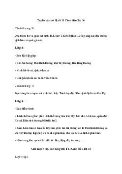 Bài 16: Vị trí địa lí, điều kiện tự nhiên và dân cư, xã hội Hoa Kỳ | Giải Địa lí 11 Cánh diều