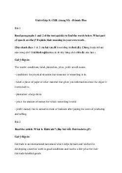 Giải Tiếng Anh 8 Unit 4: CLIL | Friends Plus