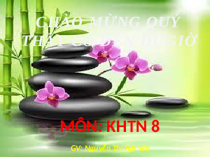 Giáo án điện tử Khoa học tự nhiên 8 Bài 23 Kết nối tri thức:Tác dụng của dòng điện