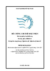 Đề cương chi tiết học phần môn Luật dân sự | Học viện Phụ nữ Việt Nam