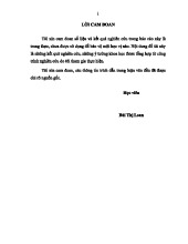 [ TÀI LIỆU ] NGHIÊN CỨU ĐẶC ĐIỂM SINH TRƯỞNG CỦA MỘT SỐ GIỐNG NGÔ | Trường Đại học Hồng Đức