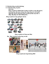 Khái niệm dòng sản phẩm thời trang | Đại học Kinh tế Kỹ thuật Công nghiệp